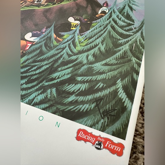 Longacres Park Horse Racing Poster Emerald Racing Association Seattle 18x24 Vtg - Picture 7 of 11